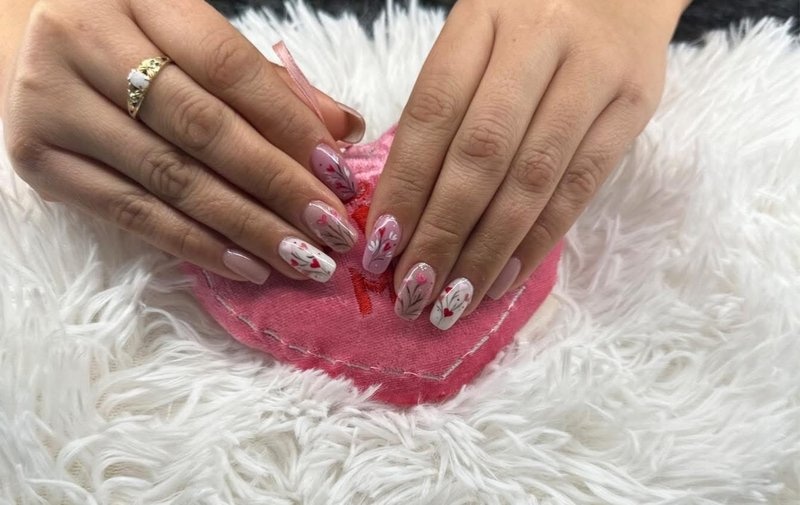 Beautiful nail art design example 2